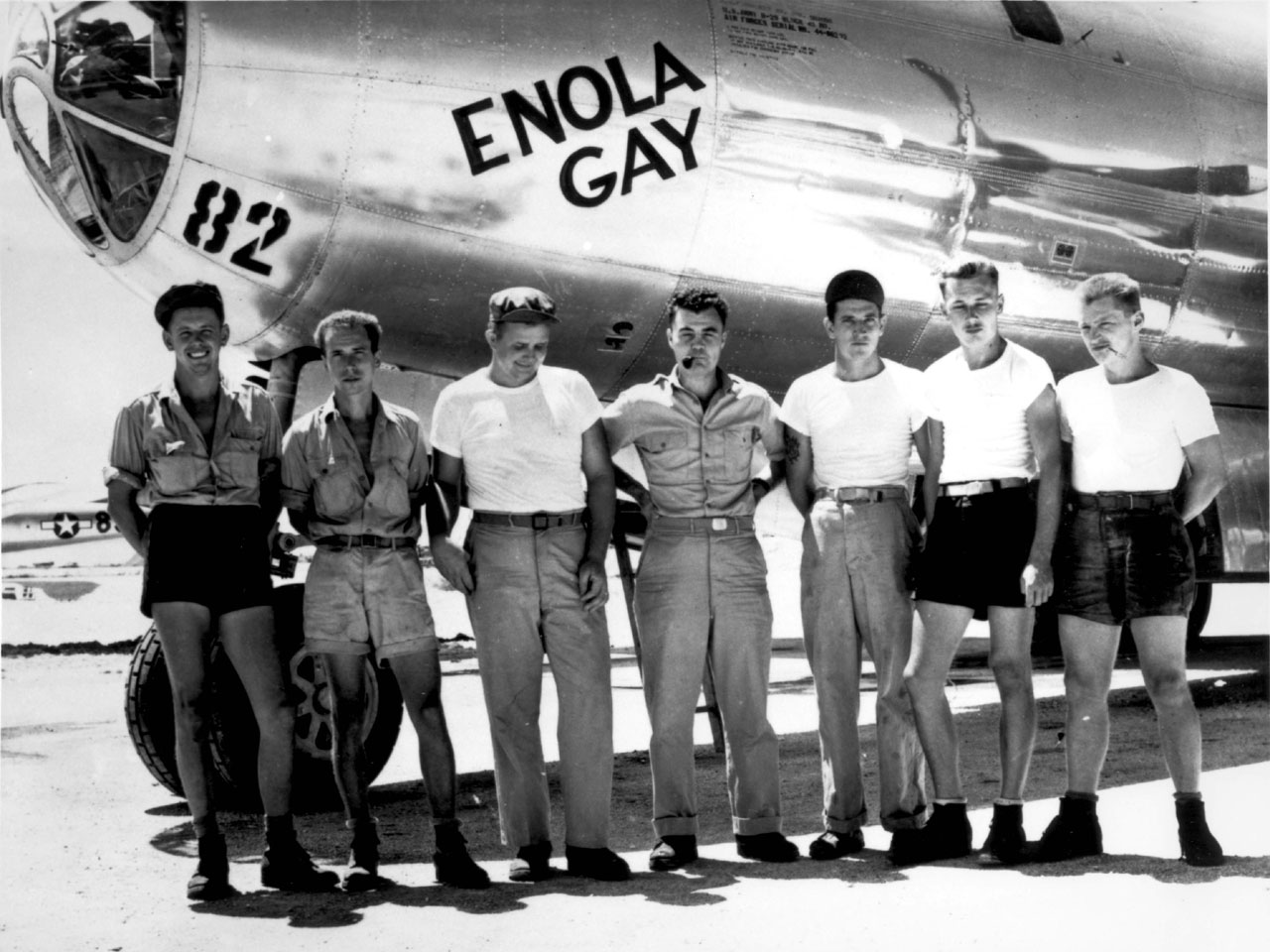 Crew of the B-29 "Enola Gay"